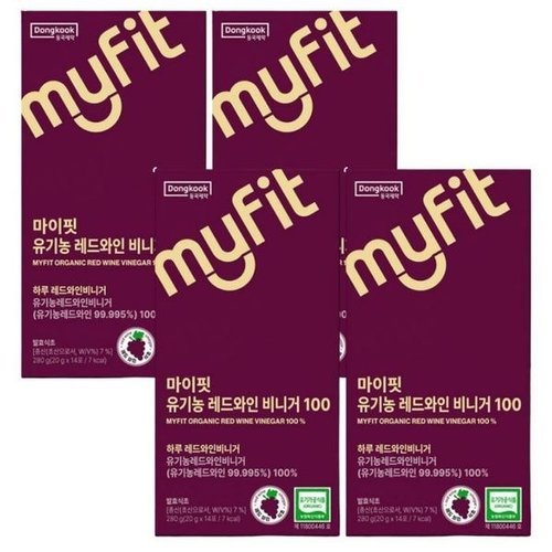 기타브랜드 동국제약 마이핏 <b>레드</b><b>와인</b> <b>비니거</b> 100 14포 x 4개_P442377296