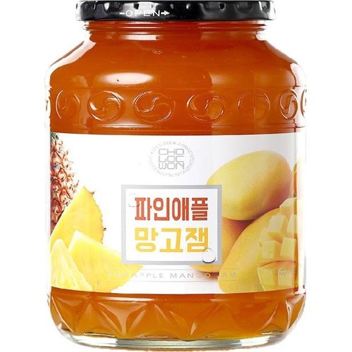 셀러허브 1 [XBIG3NK6_47]초록원 파인망고잼 1kg 망고쨈 파인애플잼