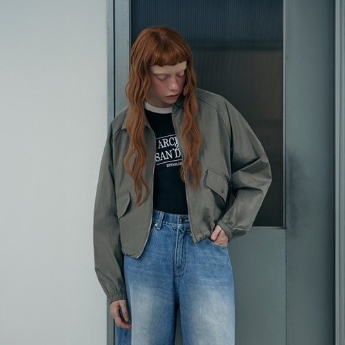 [행텐][행텐] [행텐] 여성 글로시 카라 집업 점퍼10520-110-401-41-394