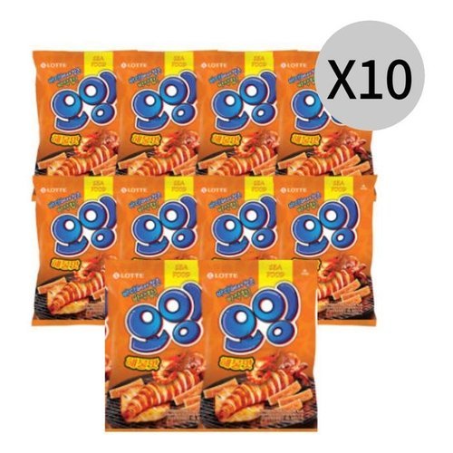 셀러허브 식품 오잉 해물맛 75g X100봉지 대용량 홈파티 행사 과자 (33268624)