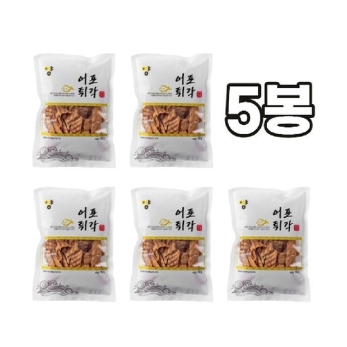 셀러허브 식품 빠삭한 어포 튀각 90g x 5봉 술안주 (47207313)