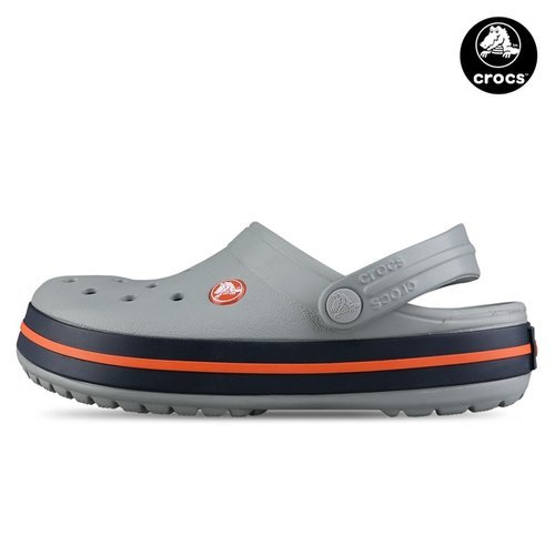 크록스 크록밴드 클로그 슬리퍼 샌들 라이트그레이 11016-01U