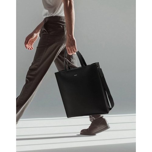 질스튜어트 액세서리 남성 세로형 토트백 미디움 (크로스겸용/파우치포함)  (JUBA5F902BK)