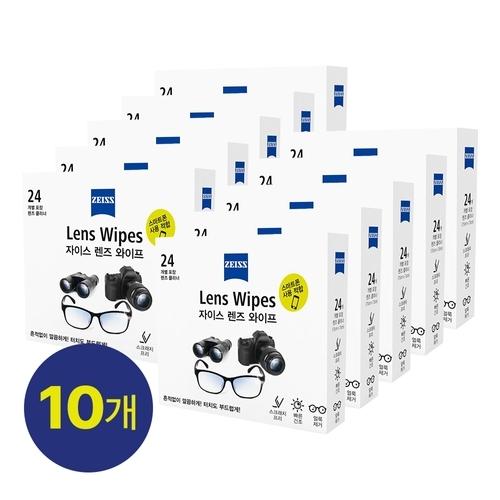 기타 [자이스] 렌즈와이프 휴대폰클리너 24매 X 10세트