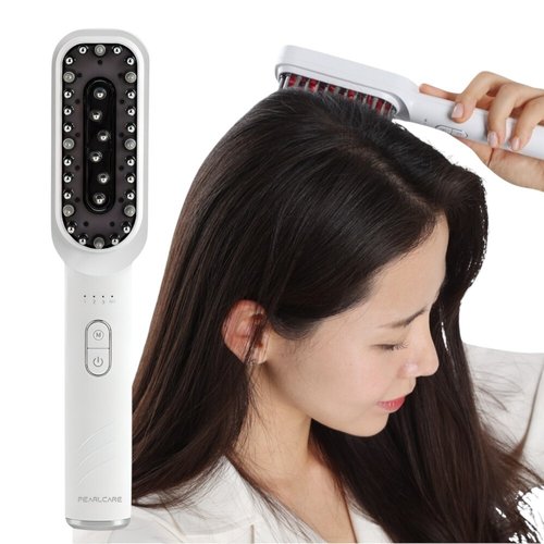 펄케어 헤어 갈바닉 모발 케어 두피 마사지기 탈모 관리 헤어 앰플 탈모 용액 도포기