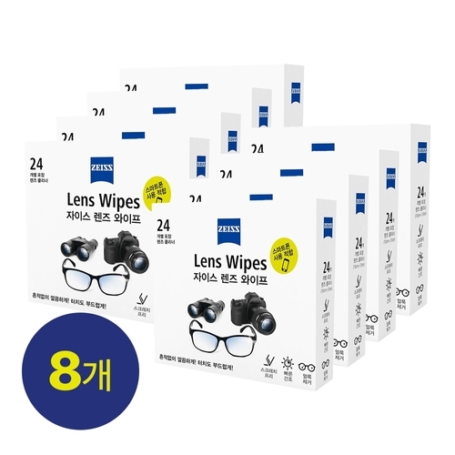 기타 [자이스] 렌즈와이프 휴대폰클리너 24매 X 8세트
