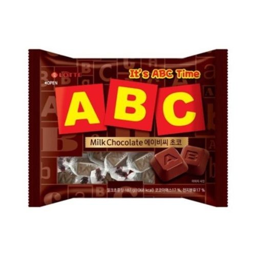 셀러허브 패션 [JHQRYJFV_55]소모품 ABC초콜렛(187g)
