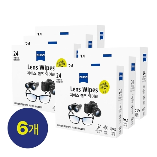 기타 [자이스] 렌즈와이프 휴대폰클리너 24매 X 6세트