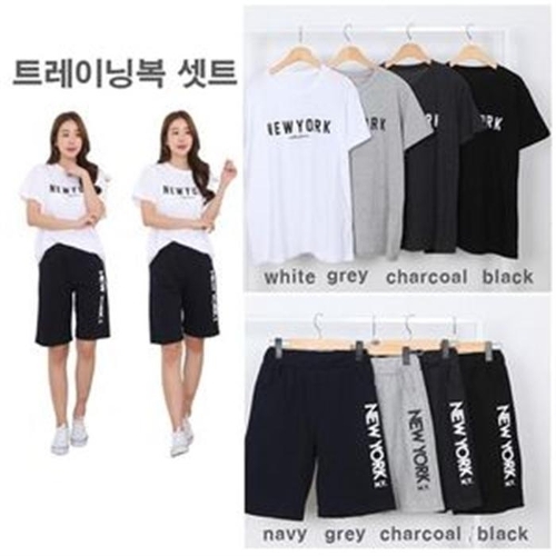 셀러허브 패션 [오노마] ONM 여대 단체복 엠티 추리닝 트레닝복 상하의 세트 뉴욕