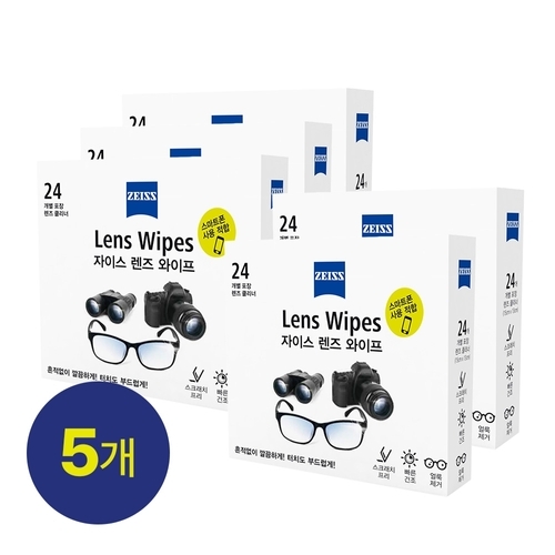 기타 [자이스] 렌즈와이프 휴대폰클리너 24매 X 5세트