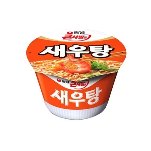 셀러허브 식품 농심 새우탕 큰사발 16개 즉석라면 간편식 대용량 큰컵 야식 사무실 간식 해장 편의점 (49211041)