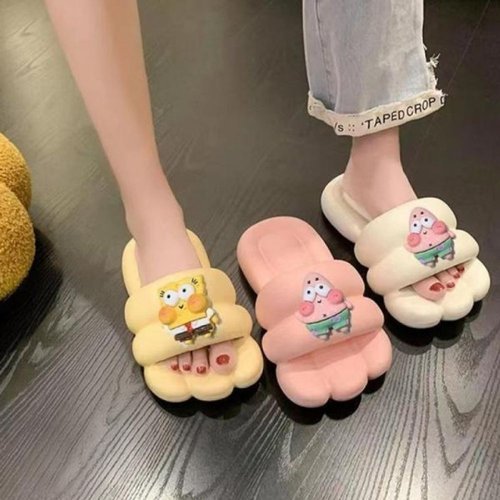 기타 MISO 뚱카롱슬리퍼가벼운 슬리퍼 컴포트 층간소음 사무실-WFPLGN3