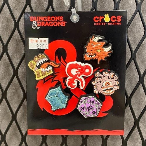 셀러허브 1 매장발송 HC02 던전 앤 드래곤 5개 JIBBITZ CROCS 크록스 신발 꾸미기 악세사리 참 파츠 10009766