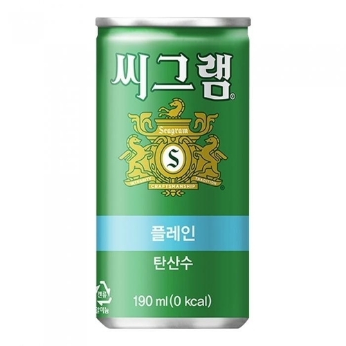 셀러허브 식품 [코카콜라] 씨그램 플레인 190ml x 30캔 (9953661)