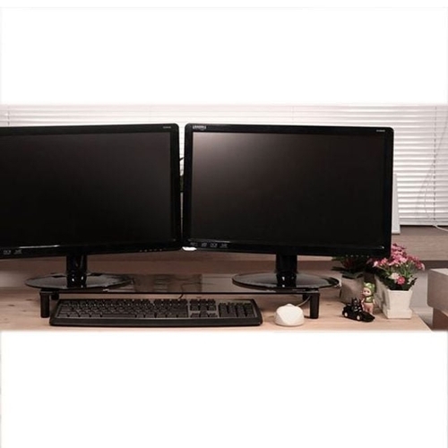기타 Coms 1단 모니터 받침대 모니터 선반 거치대 62X 21cm (KYR-W4EB718)