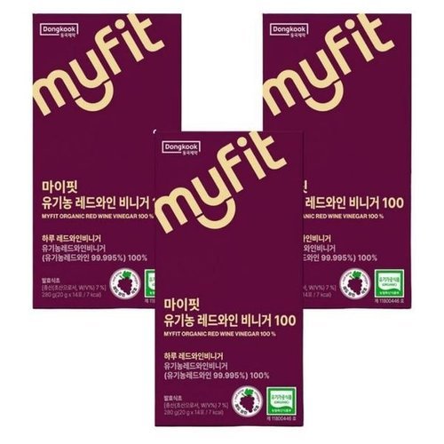기타브랜드 동국제약 마이핏 <b>레드</b><b>와인</b> <b>비니거</b> 100 14포 x 3개_P442362889