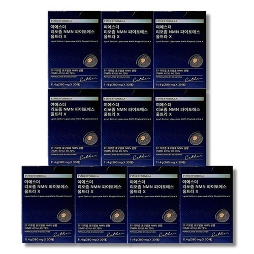 패션플러스 [건강나라] [건강나라] 에스더포뮬러 여에스더 리포좀 NMN 울트라 X 30매 10개 (44099360)
