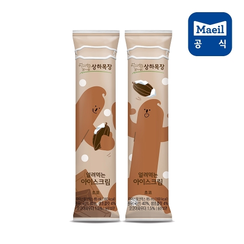 매일유업 매일 상하목장 얼려먹는 아이스크림 초코맛 18팩/음료/음료수