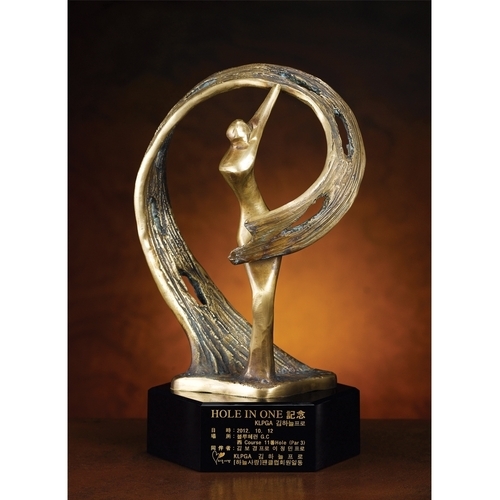 기타 금속 트로피 BT228 골프 싱글 우승 홀인원 트로피