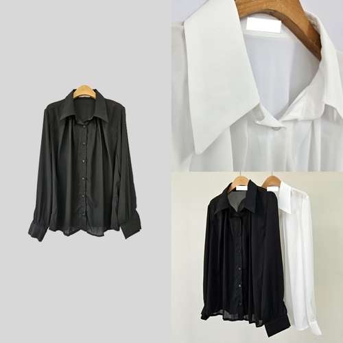 아이우먼 위쉬몰 IR 시크큐티주름블라우스T812H509 빅사이즈_P407212474