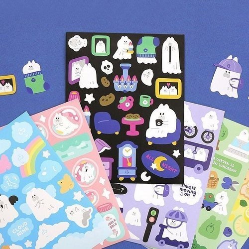 브이와이 [VCL40384]스티커 문구 고고 학용품 6종세트