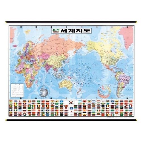 셀러허브 1 [XBH75972_55]부품 표준행정 세계지도 괘도/115x80(1개)