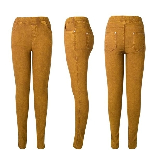 르찌나 여성 워싱 밴드바지 80032_P058693331