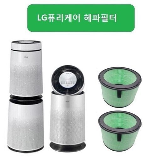 셀러허브 가전 [룽스_63]엘지 공기청정기필터 퓨리케어2단형 2개 AS247DWE (47316613)