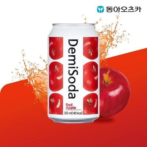 셀러허브 1 [XBJ71740_47]동아 데미소다 레드 350ml x 24입 음료 음료수