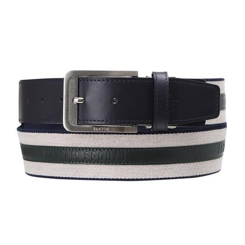 [팬텀][팬텀] [팬텀골프]남성 소가죽 배색 벨트 211D1BT002NA