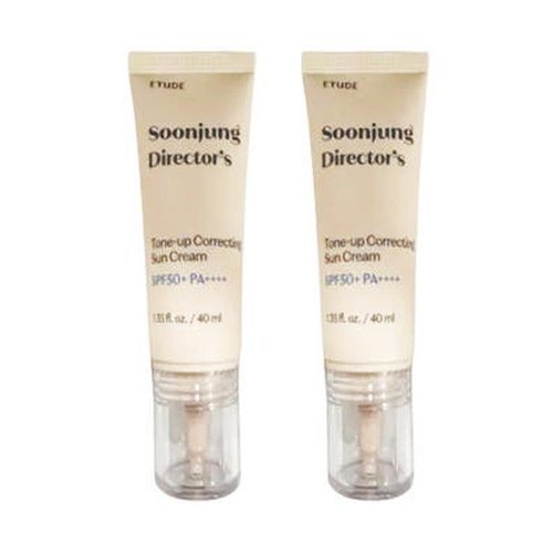 셀러허브 1 1+1 에뛰드 순정 디렉터 톤업 수정 선크림 40ml+40ml x2SET (AD) (33557867)