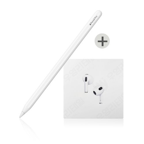 애플 에어팟 3세대 MME73KH/A + 펜슬 프로 MX2D3KH/A 패키지 _WY