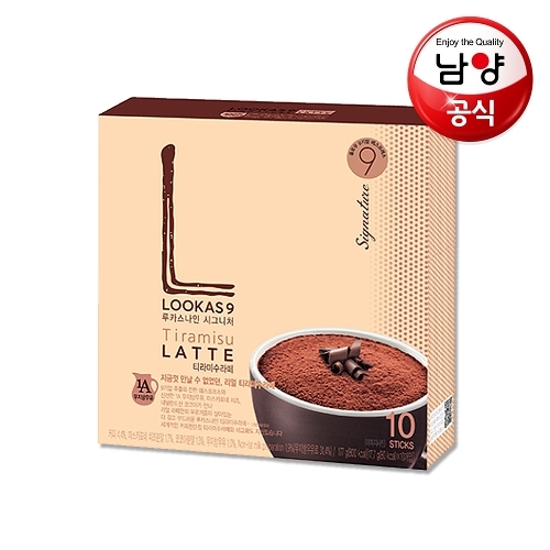 남양 유통기한임박 루카스나인 티라미수라떼 10T(23년 11월 30일까지)