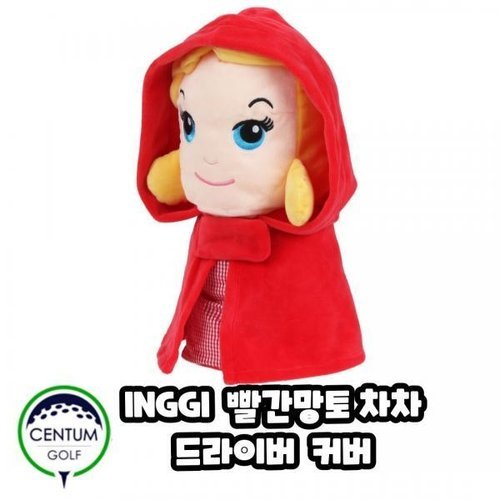 패션플러스 [기타 BRAND] INGGI 빨간망토차차 헤드커버 늑대와소녀 인형 드라이버커버 골프용품 TA2935958