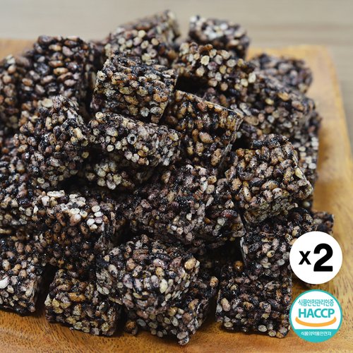 김규흔 한과 바삭담백 흑미강정 (박스형) 120g X 2박스