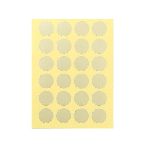 브이와이 [VCMJK49P]원형 스티커 설문조사 표시 16mm 60매세트골드