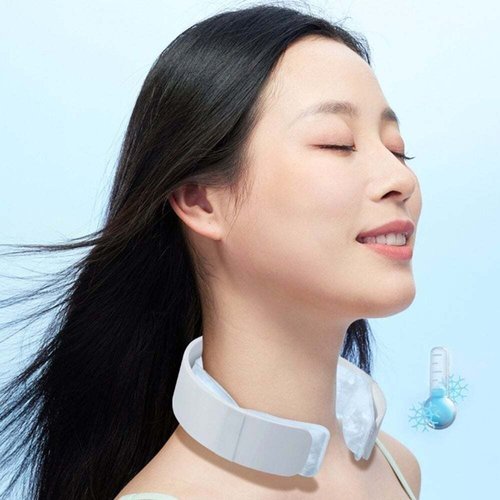 패션플러스 [HS라이프] 넥밴드 선풍기 넥쿨러 손풍기 시원함의 끝판왕 아이스 대형