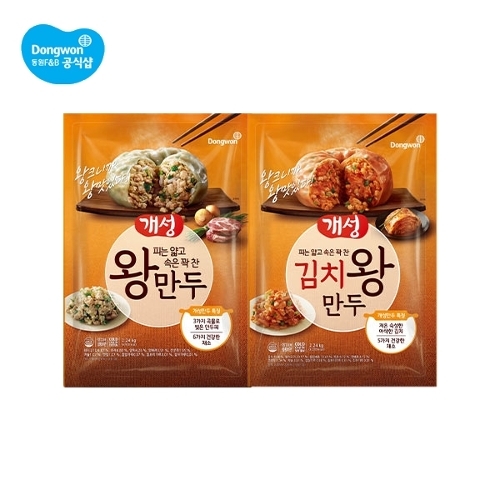 동원에프앤비 [S]개성 왕만두 고기 2.24kg + 김치 2.24kg
