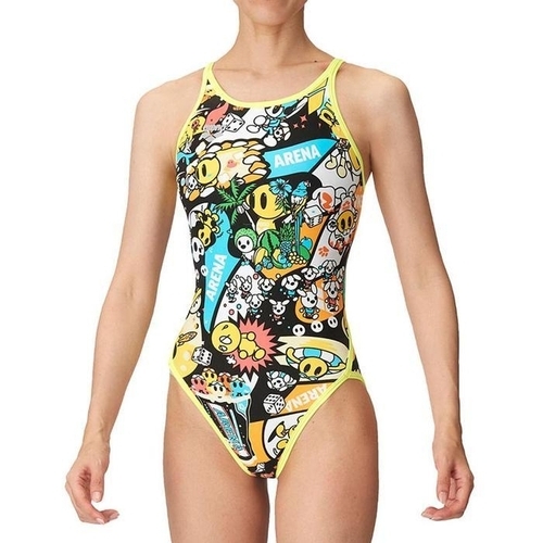 셀러허브 스포츠레저 아레나 수입 여자 탄탄이 X백 원피스 수영복 HA60234