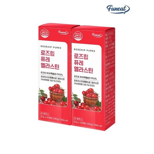 퍼니트 로즈힙퓨레 엘라스틴 스틱 14포 x 2박스유통기한 2026-01-14_P326778062