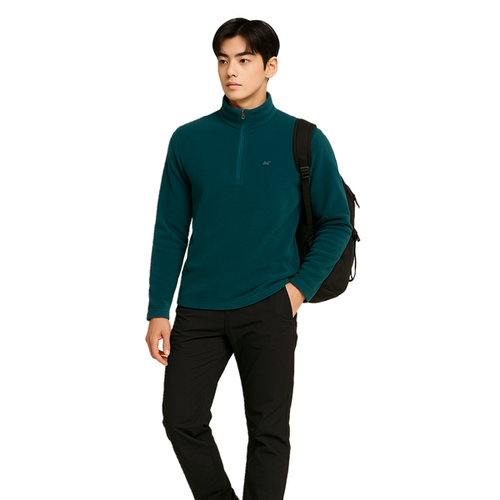 콜핑 남성 겨울 초극세 경량 보온 등산 긴팔 반집업 티셔츠 KSC458VT4M_P405076337