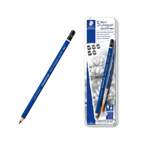 조르지오 조르지오 스테들러 마스 100A 전문가용 수채 연필 6본세트