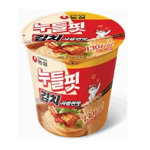 셀러허브 식품 [농심] 누들핏 김치 사발면맛 소컵 32개