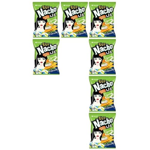 셀러허브 식품 오리온제과 도도한나쵸 사워크림어니언맛 155g 7개