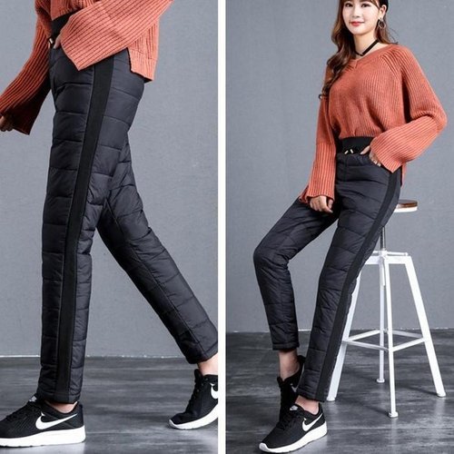 셀러허브 패션 [QN32T3V6_55]패딩바지 여자 겨울펜츠 오리털패딩 바지